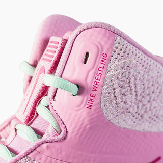 Zapatillas de lucha-Wrestling Nike Tawa Rosa-verde-Combat Arena