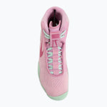 Zapatillas de lucha-Wrestling Nike Tawa Rosa-verde-Combat Arena