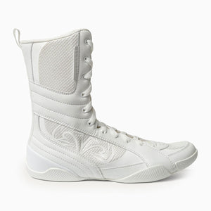 Botas de boxeo RSX-Guerrero 03 High-Top Blanco-Combat Arena