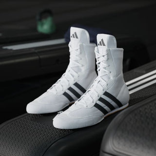 Botas de boxeo Adidas Box Hog 2 Blanco-negro 