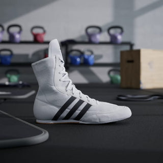 Botas de boxeo Adidas Box Hog 2 Blanco-negro 
