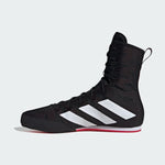 Botas de boxeo Adidas Box Hog 4 Negro-blanco 