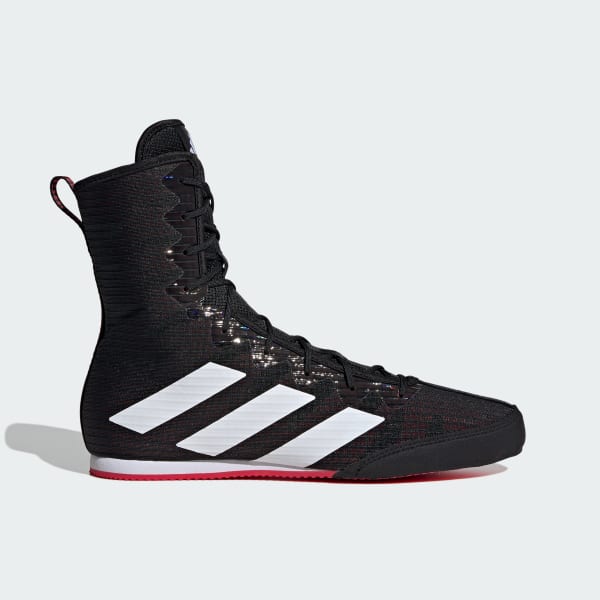 Botas de boxeo Adidas Box Hog 4 Negro-blanco 