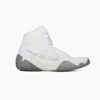 Zapatillas de lucha-Lucha libre Nike Tawa Blanco-plata 