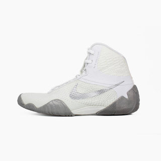 Zapatillas de lucha-Lucha libre Nike Tawa Blanco-plata 