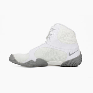 Zapatillas de lucha-Lucha libre Nike Tawa Blanco-plata 