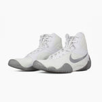 Zapatillas de lucha-Lucha libre Nike Tawa Blanco-plata 