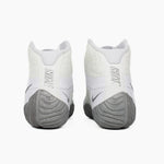 Zapatillas de lucha-Lucha libre Nike Tawa Blanco-plata 