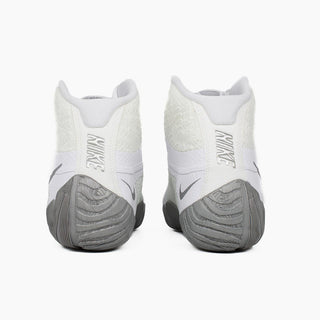 Zapatillas de lucha-Lucha libre Nike Tawa Blanco-plata 