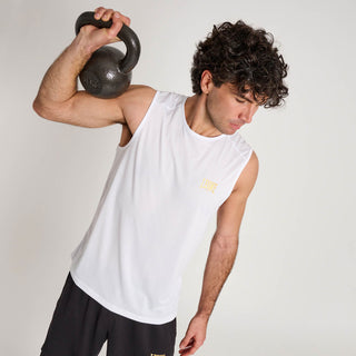 Sin mangas Leone DNA ABX709 Blanco-Combat Arena