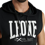 Chaleco con capucha Leone Logo ABX120 Negro 