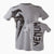 Camiseta en Algodón Venum Giant Gris-Negro 