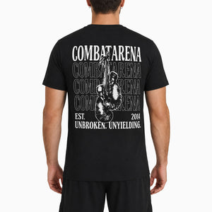 T-shirt Combat Arena Unbroken Nero-Combat Arena