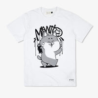 T-shirt Manto Debza bianco-Combat Arena