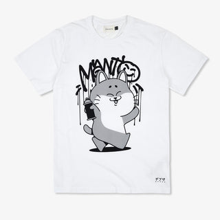 T-shirt Manto Debza bianco-Combat Arena