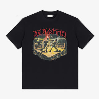 Camiseta Manto Ghost Fighter Negro-Combat Arena