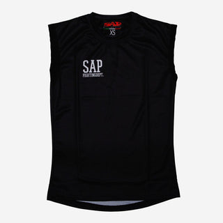 Camiseta Técnica sin mangas SAP WAKO Combat Competition Negro-Combat Arena