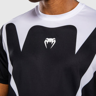 Camiseta Venum Attack 90 Dry Tech Negro-blanco-Combat Arena