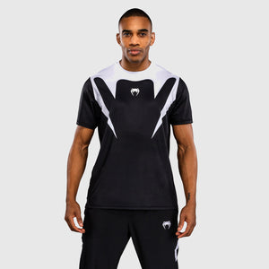 Camiseta Venum Attack 90 Dry Tech Negro-blanco-Combat Arena