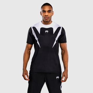 Camiseta Venum Attack 90 Dry Tech Negro-blanco-Combat Arena