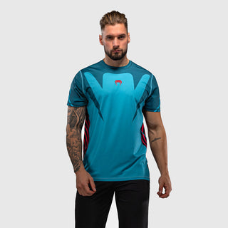 Camiseta Venum Attack 90 Dry Tech Turquesa-Combat Arena