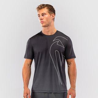 Camiseta Venum Dry Tech Giant Shift negro-gris-Combat Arena