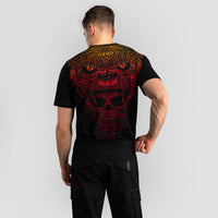 Camiseta Venum Quetzal Fury Negro-rojo-Combat Arena