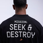 Camiseta Bivol x Boxraw Oversize Negro 