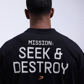 Camiseta Bivol x Boxraw Oversize Negro 