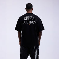 Camiseta Bivol x Boxraw Oversize Negro 