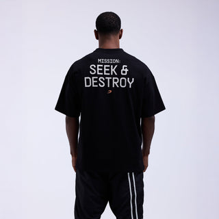 Camiseta Bivol x Boxraw Oversize Negro 