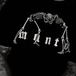 Camiseta Manto Huesos Negro 