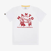 Camiseta Manto Boxeo Blanco 