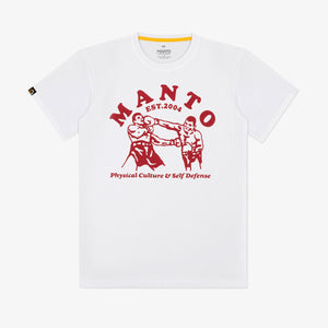 Camiseta Manto Boxeo Blanco 