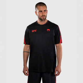 Camiseta Venum UFC Fight Week Unity negro-rojo 