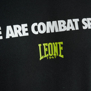 Camiseta técnica Leone Logo Wacs ABX126 Negro 
