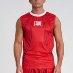 Camiseta técnica sin mangas WAKO Leone AB995 Rojo 