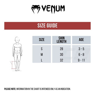 Espinilleras niño Venum Elite Negro 