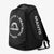 Mochila Manto CÍRCULO Convertible XL Negro-Plata reflectante-Combat Arena