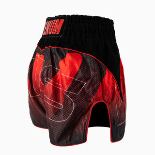 Pantalones cortos kick-tailandés RWS x Venum 2.0 Negro-rojo 