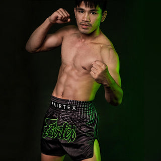Pantalones kick-thai Fairtex BS1924 Racer Negro