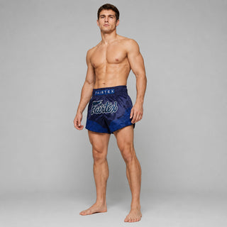 Pantalones kick-thai Fairtex BS1930 Blue Ocean