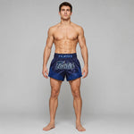 Pantalones kick-thai Fairtex BS1930 Blue Ocean