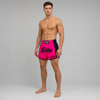 Pantalones kick-thai Fairtex BS1714 Rosa