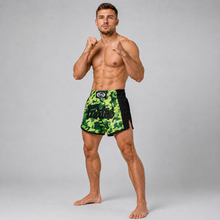 Pantalones kick-thai Fairtex BS1710 Camo Verde