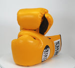 Guantes de boxeo Cleto Reyes Profesional CB2 Amarillo con cordones