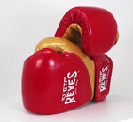 Guantes de boxeo Cleto Reyes Entrenamiento de alta precisión CE7 Rojo-Oro