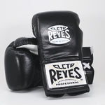 Guantes de boxeo Cleto Reyes Safetec CB4 Negro con cordones