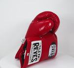 Guantes de boxeo Cleto Reyes Profesional CB2 Rojo con cordones