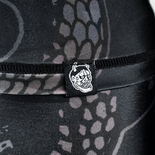 Rashguard Half Sumo Black Mamba Neon mangas largas 